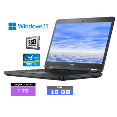 Offre FD 23 : DELL E5440 Core I5 - Windows 11 - SSD 1 To - Ram 16 Go- N°070420 - GRADE B