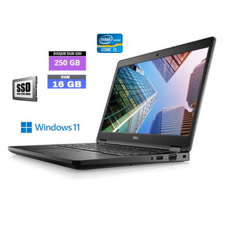 DELL LATITUDE E5490 - CORE I5 - Windows 11 -16 GO RAM - SSD 250 GO - N° 130420 - GRADE B