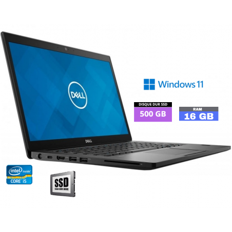 DELL E7490 - Windows 11 - SSD 500 Go - Ram 16 Go - N°160425 - GRADE B
