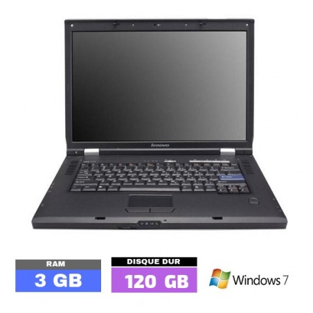 LENOVO 3000-N100 sous Windows 7 - Ram 3 Go- N°112701 - GRADE B