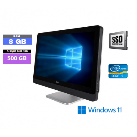 DELL OPTIPLEX 9010 All In One - Core I5 - Sous Windows 11 - Ram 8 Go - SSD 500 Go - N° 210401 - GRADE B