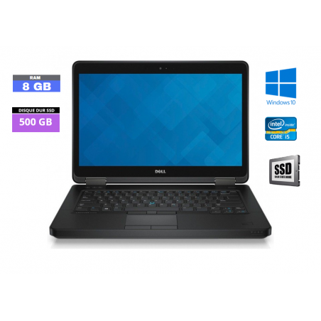 DELL LATITUDE E7240 Sous Windows 10 - SSD 500 Go - Core I5 - Ram 8 Go - N°240416 - GRADE B