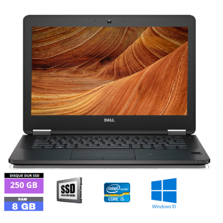 DELL LATITUDE E5580 Windows 10 - SSD 250 GO - Core I5 - Ram 8 Go  - N°250416 - GRADE B