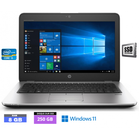 HP 820 G4 - Core I5 - RAM 8 GO - SSD 250 GO - Windows 11 - N°280401 - GRADE B