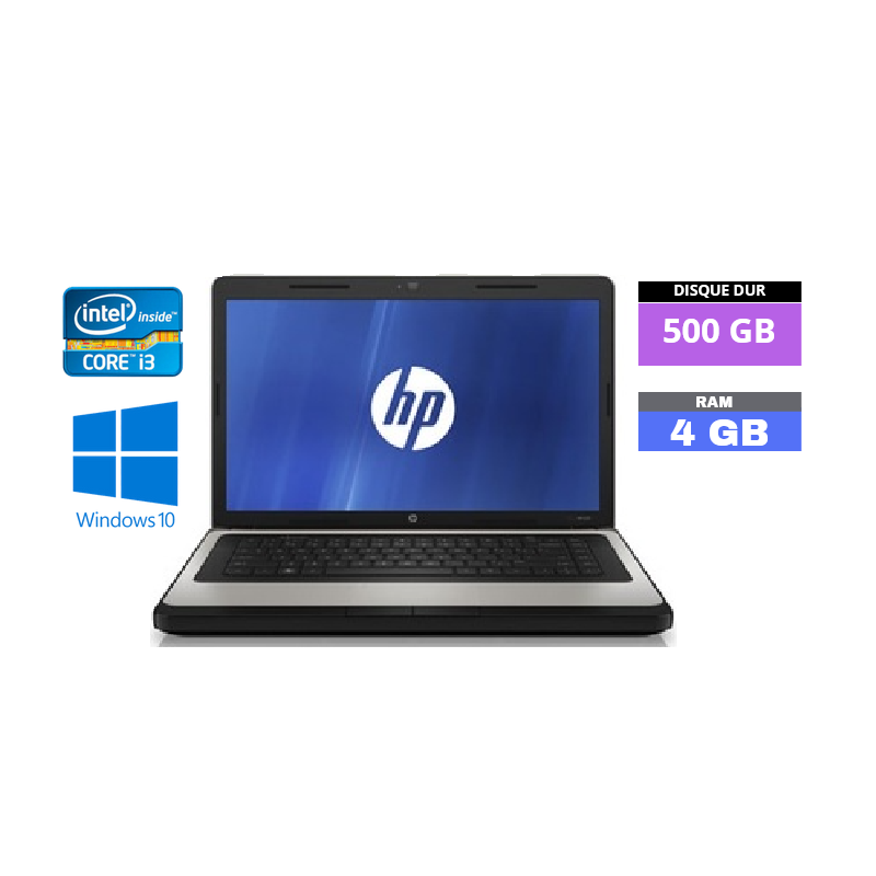 HP 630 - Core I3 - RAM 4 GO - HDD 500 GO - Windows 10 - N°280402