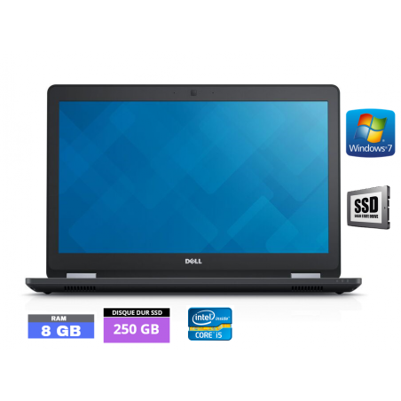 DELL LATITUDE E5570 Windows 7 - SSD - Core I5 - SSD - Ram 8 Go  - N°120920 - GRADE B