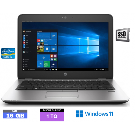 HP 820 G4 - RAM 16 GO - SSD 1 TO - Windows 11 - N°300524 - GRADE B