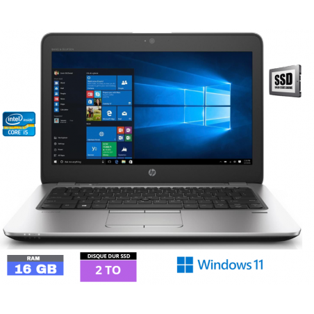 HP 820 G4 - RAM 16 GO - SSD 2 TO - Windows 11 - N°300525 - GRADE B