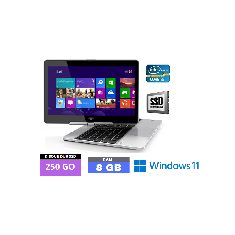 HP ELITEBOOK REVOLVE 810 G3 - Windows 11 - i5 - 8 Go RAM - SSD 250 Go - N°150612 HP ELITEBOOK REVOLVE 810 G3 - Windows 11 - i5 - 8 Go RAM - SSD 250 Go - N°150612