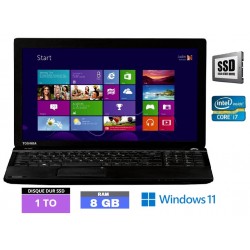 TOSHIBA Satellite Pro C50 - Celeron 1005M - Windows 11 -  SSD 1 To - Ram 8 Go - Grade B - N°260614