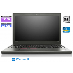 LENOVO T560 - Core I5 - Windows 11 - SSD 250 Go - Ram 16 Go - N°110721 - GRADE B