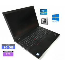 LENOVO T550 - Core I5  - Windows 10 - SSD 2 To - Ram 16 Go - N°190708 - GRADE B