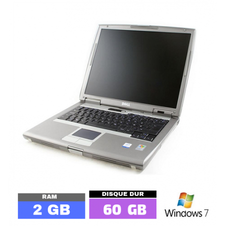 DELL LATITUDE D610 sous Windows 7 - Ram 2 Go - N°1207-04 - GRADE B