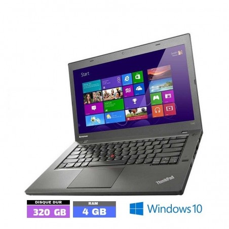 LENOVO T440 - Windows 10 - Core I5 - hdd 320 - Ram 4Go - Webcam - N°210502 - GRADE B