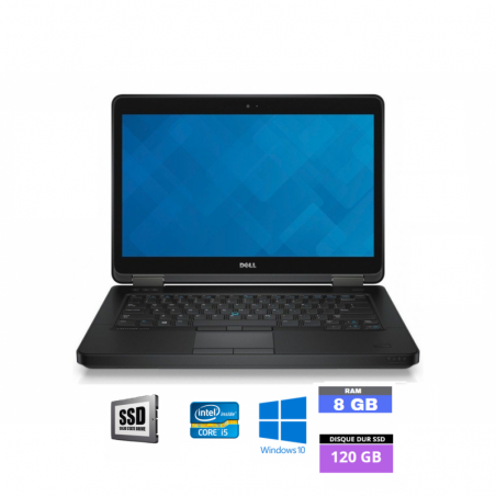 DELL LATITUDE E7240 Sous Windows 10 - SSD 120 Go - Core I5 - Ram 8 Go - N°240415 - GRADE B