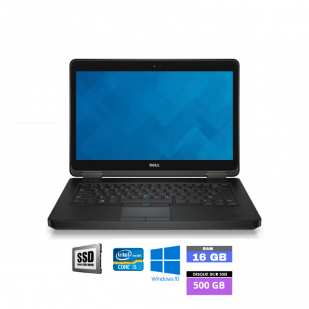 DELL LATITUDE E7240 Sous Windows 11 - SSD 500 Go - Core I5 - Ram 16 Go - N°240422 - GRADE B
