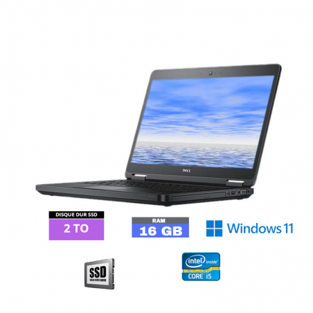 DELL E5440 Core I5 - Windows 11 - SSD 2 To - Ram 16 Go- N°070421 - GRADE B
