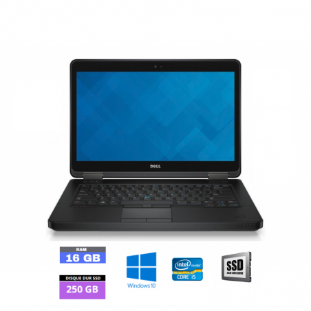 DELL LATITUDE E7240 Sous Windows 10 - SSD 250 Go - Core I5 - Ram 16 Go - N°240424 - GRADE B