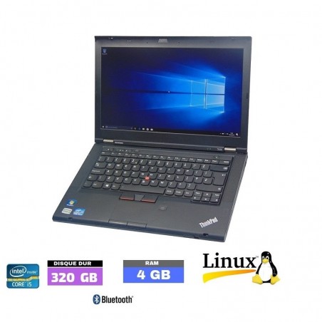 LENOVO T430 - GRADE B - Core I5 - Linux - Ram 4 Go - N°011510