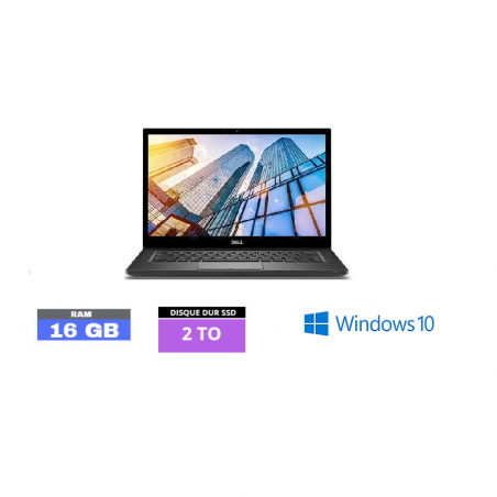 DELL E7390 - Windows 10 - SSD 2to - Ram 16 Go - N°231123010 - GRADE B