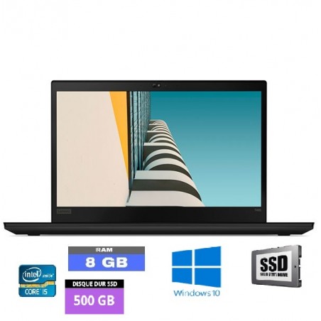Lenovo ThinkPad T495 AMD Ryzen 3 Pro- RAM 8 go - SSD 500- go-Win 10