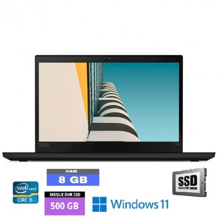 Lenovo ThinkPad T495 AMD Ryzen 3 Pro- RAM 8 go - SSD 500- go-Win 11
