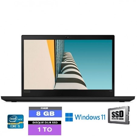 Lenovo ThinkPad T495 AMD Ryzen 3 Pro- RAM 8 go - SSD 1 To-Win 11