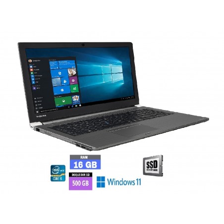 TOSHIBA TECRA Z50 - Core I5 -  SSD 500 Go - Ram 16 Go - Windows 11