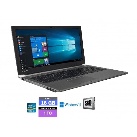 TOSHIBA TECRA Z50 - Core I5 -  SSD 1 TO- Ram 16 Go - Windows 11