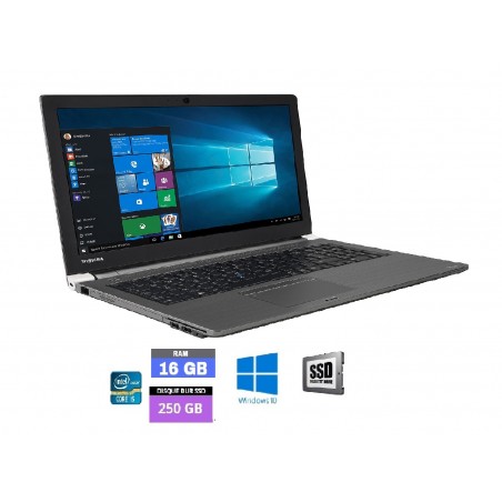 TOSHIBA TECRA Z50 - Core I5 -  SSD 250 Go - Ram 16 Go - Windows 10
