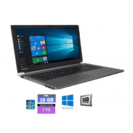 TOSHIBA TECRA Z50 - Core I5 -  SSD 1 TO- Ram 16 Go - Windows 10