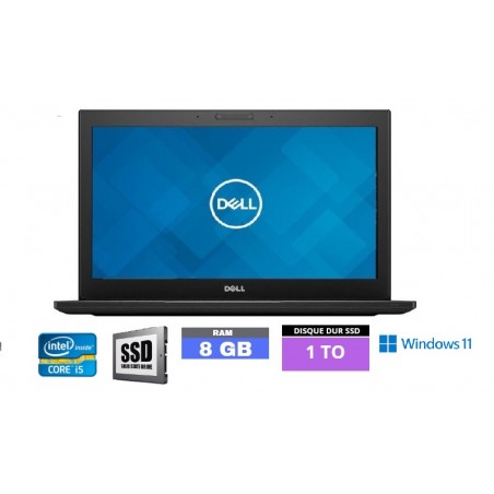 DELL LATTITUDE E7290 I5 - RAM 8 go - SSD 1To- Windows 11