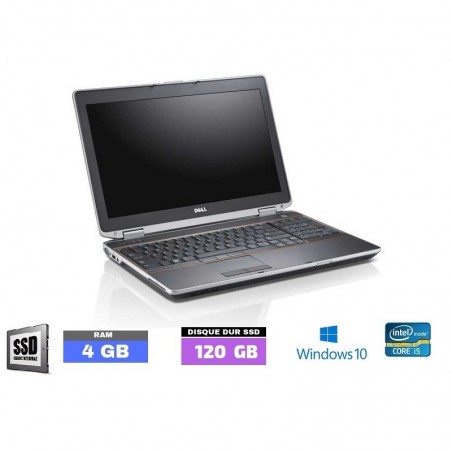 DELL E6230 - Windows 10 - SSD - Core I5 - Ram 4 Go  N°031601 - GRADE B
