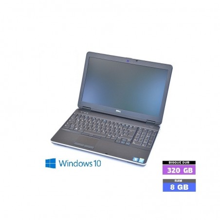 DELL LATITUDE E6540 Core I5 - Windows 10 - Ram 8 Go - HDD 320 Go - N°030404 - GRADE B