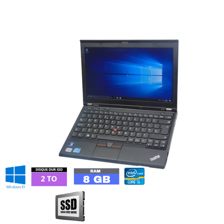 LENOVO THINKPAD X230 Core I5 Windows 10 SSD 2 To  Ram 8 Go - N°060429 - GRADE B