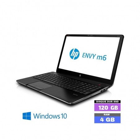 HP ENVY M6 - Windows 10 - Ram 4 Go - WEBCAM - SSD 120 Go - N°120502 - GRADE B
