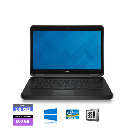 DELL LATITUDE E7240 Sous Windows 10 - SSD 500 Go - Core I5 - Ram 16 Go - N°240425 - GRADE B