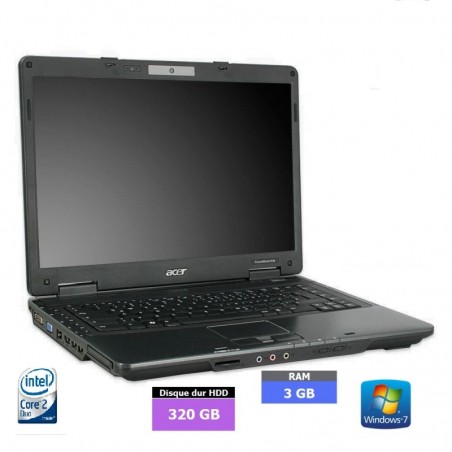 ACER TRAVELMATE P253 - Windows 11 - GRADE B - Ram 8 Go - SSD 250 Go N°050515