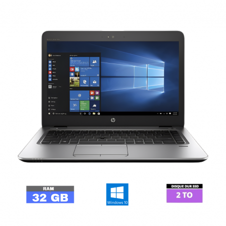 HP 840 G4 I5 -32 Go RAM - SSD 2 TO - Windows 10  - N°13022404 - GRADE B