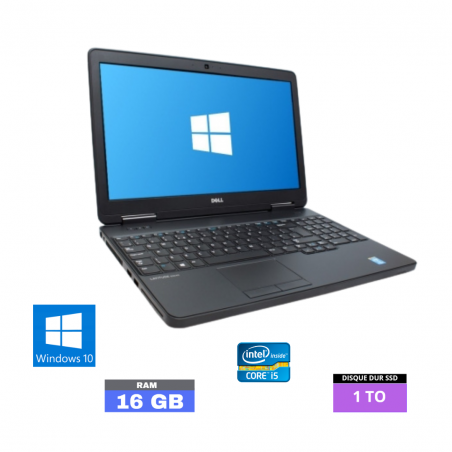 DELL LATITUDE E5540 - Windows 10 - SDD 1 TO  - Core I5 - Ram 16 Go  - N°14022403 - GRADE B