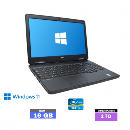 DELL LATITUDE E5540 - Windows 11 - SDD 2 TO  - Core I5 - Ram 16 Go  - N°14022408 - GRADE B