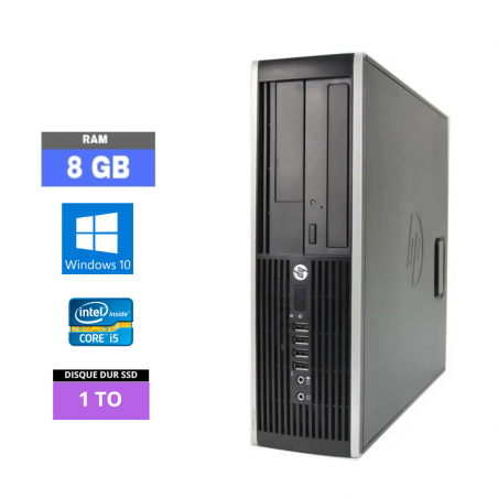 UC DE BUREAU HP 8200 ELITE SFF I5 - RAM 8 GO - SSD 1 TO - WINDOWS 10 - N°15032404