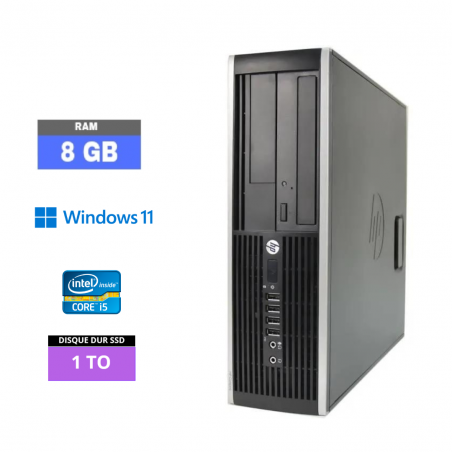 UC DE BUREAU HP 8200 ELITE SFF I5 - RAM 8 GO - SSD 1 TO - WINDOWS 11 - N°15032408