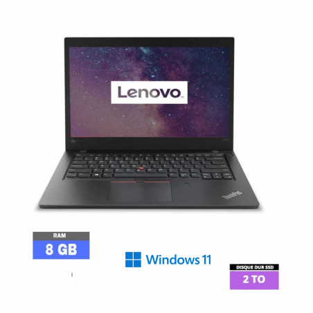 LENOVO L480 - I3 - WINDOWS 11 - SSD 2 TO - RAM 8 GO - N°26032404- GRADE B