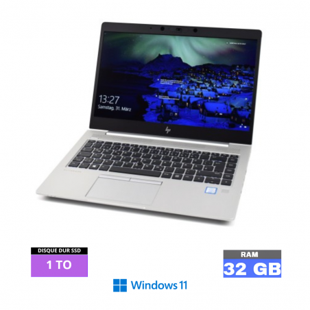 hp 840 g5 CORE-I5-8350U -RAM 32 go - SSD 1 TO- Windows 11- N°22052440 - GRADE B