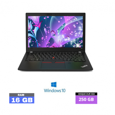 LENOVO X280 - GRADE B -  Core I5 - RAM 16 GO - SSD 250 Go - Windows 10 N°25062401