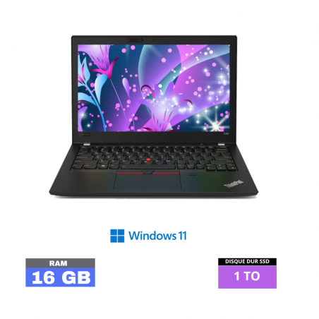 LENOVO X280 - GRADE B -  Core I5 - RAM 16 GO - SSD 1 To - Windows 11 N°25062407