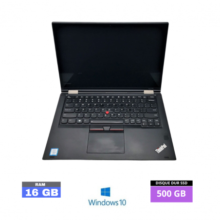 LENOVO THINKPAD YOGA 370 I5 TACTILE - SSD 500 GO- 16 Go RAM  sous Windows 10  - N°28062414 - GRADE B