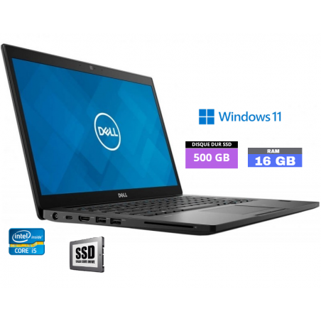 DELL E7490 - Windows 11 - SSD 500 Go - Ram 16 Go - Clavier Qwertz - N°23072410 - GRADE B
