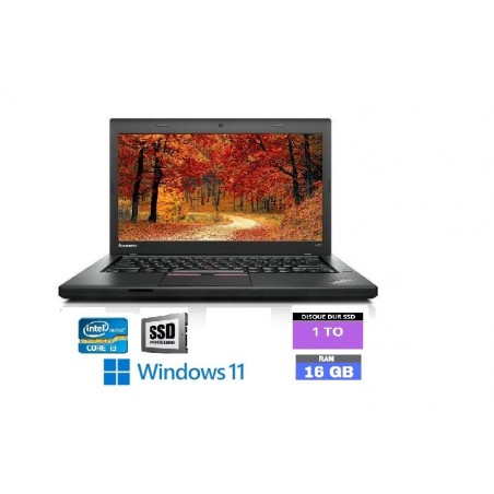 LENOVO L460 I3 - RAM 16 go - SSD 1 TO - Clavier QWERTZ - Windows 11 - N°23072417